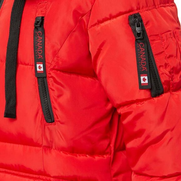 Canada Weather Gear Red Sherpa-Lined Hooded Parka - Picture 3 of 15